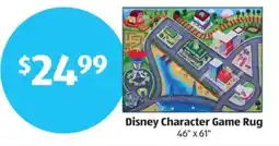 Aldi Disney Character Game Rug offer