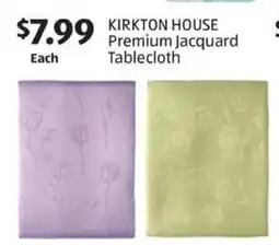 Aldi KIRKTON HOUSE Premium Jacquard Tablecloth offer