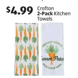 Aldi Crofton 2-Pack Kitchen Towels offer