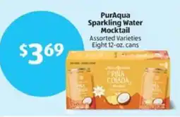 Aldi PurAqua Sparkling Water Mocktail offer