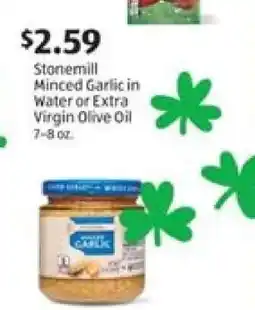 Aldi Stonemill Minced Garlic offer