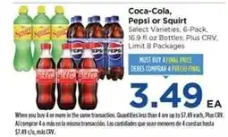 Food 4 Less Coca-Cola, Pepsi or Squirt offer