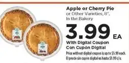 Food 4 Less Apple or Cherry Pie offer