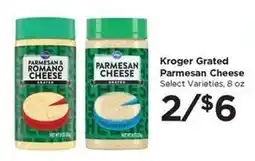 Food 4 Less Kroger Grated Parmesan Cheese offer