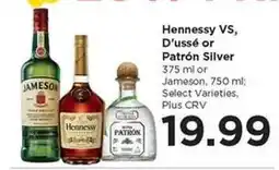 Food 4 Less Hennessy VS, D'ussé or Patrón Silver offer