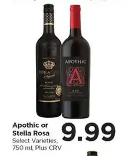 Food 4 Less Apothic or Stella Rosa offer