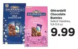 Food 4 Less Ghirardelli Chocolate Bunnies offer