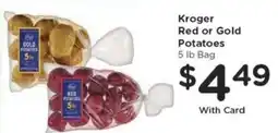 Kroger Kroger Red or Gold Potatoes offer