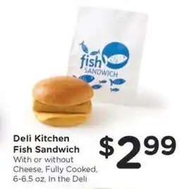 Kroger Deli Kitchen Fish Sandwich offer