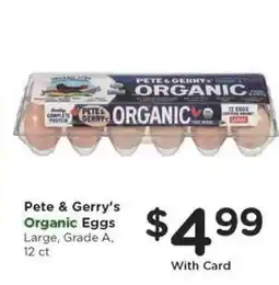 Kroger Pete & Gerry's Organic Eggs offer