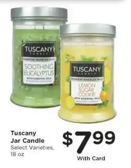 Kroger Tuscany Jar Candle offer
