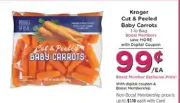 Kroger Kroger Cut & Peeled Baby Carrots offer