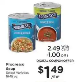 Kroger Progresso Soup offer