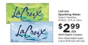 Kroger LaCroix Sparkling Water offer
