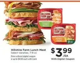 Kroger Hillshire Farm Lunch Meat offer