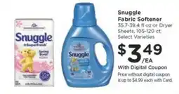 Kroger Snuggle Fabric Softener offer