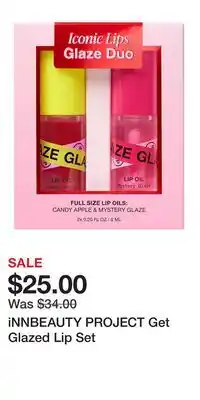 Kohl's iNNBEAUTY PROJECT Get Glazed Lip Set offer