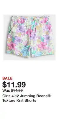 Kohl's Girls 4-12 Jumping Beans Texture Knit Shorts offer