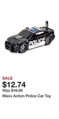 Kohl's Maxx Action Police Car Toy offer