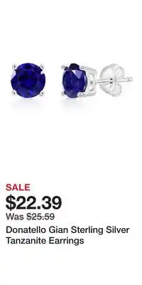 Kohl's Donatello Gian Sterling Silver Tanzanite Earrings offer