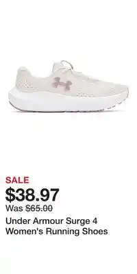 Kohl's Under Armour Surge 4 Women's Running Shoes offer