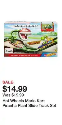 Kohl's Hot Wheels Mario Kart Piranha Plant Slide Track Set offer