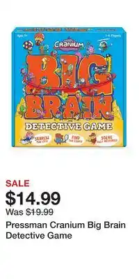 Kohl's Pressman Cranium Big Brain Detective Game offer