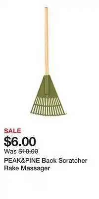 Kohl's PEAK&PINE Back Scratcher Rake Massager offer