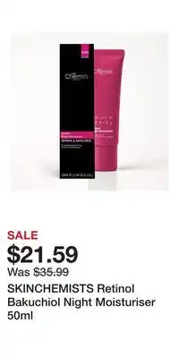 Nordstrom SKINCHEMISTS Retinol Bakuchiol Night Moisturiser offer