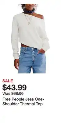 Nordstrom Free People Jess One-Shoulder Thermal Top offer