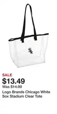 Kohl's Logo Brands Chicago White Sox Stadium Clear Tote offer