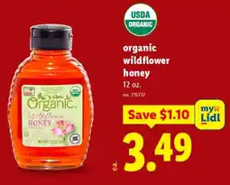 Lidl Organic wildflower honey offer