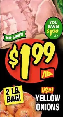 Western Beef US#1 YELLOW ONIONS offer