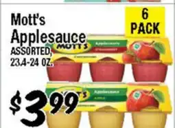 Western Beef Mott's Applesauce offer
