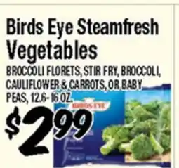 Western Beef Birds Eye Steamfresh Vegetables offer