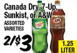 Western Beef Canada Dry, 7-Up, Sunkist, or A&W offer