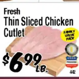 Western Beef Fresh Thin Sliced Chicken Cutlet offer