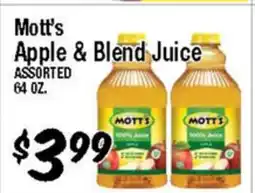 Western Beef Mott's Apple & Blend Juice offer