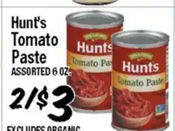 Western Beef Hunt's Tomato Paste offer
