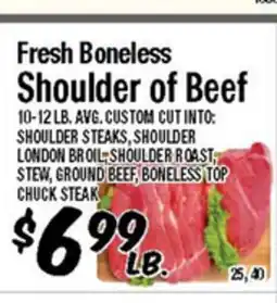 Western Beef Fresh Boneless Shoulder of Beef offer