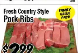 Western Beef Fresh Country Style Pork Ribs offer