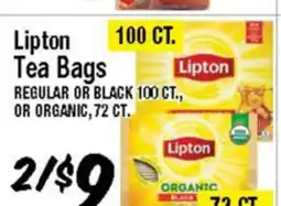 Western Beef Lipton Tea Bags offer