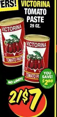 Western Beef VICTORINA TOMATO PASTE offer