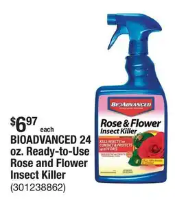 The Home Depot BIOADVANCED 24 oz. Ready-to-Use Rose and Flower Insect Killer offer