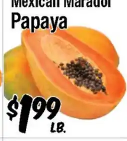 Western Beef Mexican Maradol Papaya offer