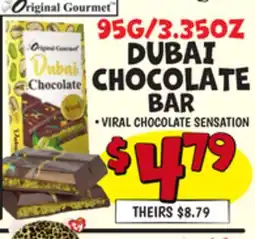 Ollie's 95G/3.35OZ DUBAI CHOCOLATE BAR offer
