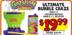 Ollie's ULTIMATE BUBBLE CRAZE offer