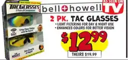 Ollie's BELL + HOWELL 2 PK. TAC GLASSES offer
