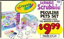 Ollie's CRAYOLA PECULIAR PETS SET offer