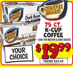 Ollie's 75 CT. K-CUP COFFEE offer